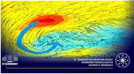 Kuchli shamollar tufayli mavsumga xos bo‘lmagan chang-g‘ubor xodisalari yuzasidan MA’LUMOT