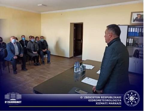Визит Генерального директора Узгидромета в Гидрометеорологическое управление Кашкадарьинской области